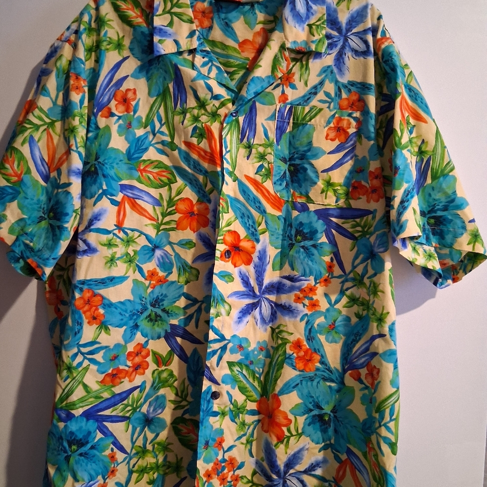 Edwards Casyal Wear Tropical Floral Men's Shirt
